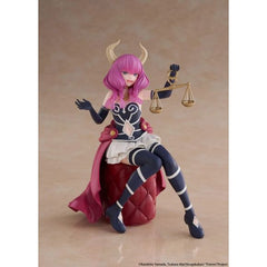 <p><strong>PRE-ORDER: Expected to ship in February of 2027.</strong></p>

<p>Aura the Guillotine makes her return to Taito's Desktop Cute line in this reissue from Frieren: Beyond Journey's End.</p>

<p>The demon sits calmly while holding up her Scales of Obedience, wearing a fearless, sly smile. Her distinctive hair, horns, and costume are finely sculpted in the compact Desktop Cute style.</p>

<p>Part of Taito's Desktop Cute series from Frieren: Beyond Journey's End. Approx. 13 cm / 5.1 inches tall.</p>