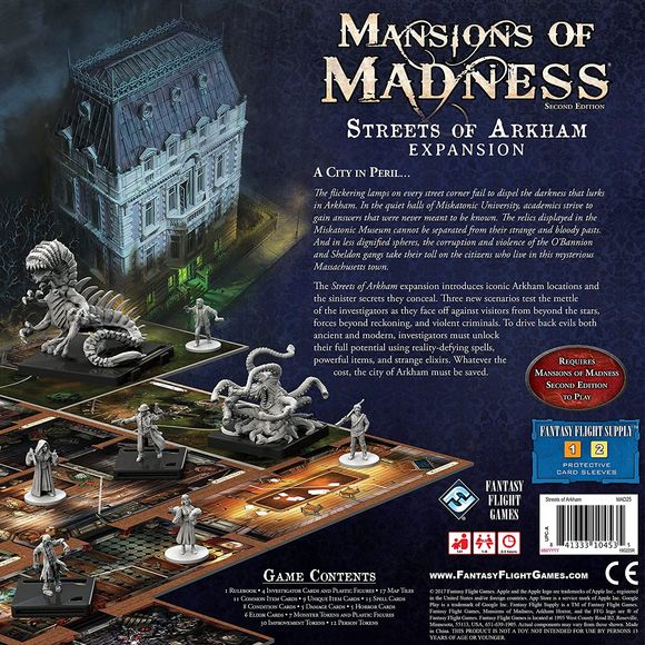 Mansions of Madness Streets of Arkham Board Game Expansion | Galactic Toys & Collectibles