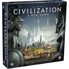 The day of small nations has long passed away. The day of Empires has come. - Joseph Chamberlain

Rule the world and build an empire to withstand the test of time in Sid Meier's Civilization: A New Dawn! This new tabletop game based on the groundbreaking video game series lets players become some of history's greatest leaders as they try to advance their people through the ages, from ancient history to the modern era. Trade, battle, build, and pursue your agendas to become the premier world power!

Designed