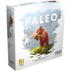 Return to the stone age in a new cooperative adventure! Paleo is a strategy game for 2–4 players that sends you back to the early days of human history to undertake the ultimate paleolithic quest: completing your mammoth cave painting and cementing your legacy for all time.

Each player begins the game with a couple of humans, each of whom have as kill and a number of life points. On your turn, you’ll send them to locations of different types to explore. While you can guess what resources you might find the