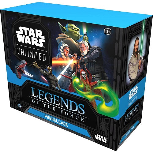 This product is a Presale item with an estimated shipping date of 7/11/2025
Product Details
In this box, you’ll find 6 Booster Packs and enough tokens and materials for you to launch your journey into the game’s fifth set. This product launches one week before the rest of the set.

Contents:

• 6 Legends of the Force Packs, each containing:

• 16 Star Wars: Unlimited Legends of the Force cards
• 1 Rare or Legendary card
• 9 Common cards
• 3 Uncommon Cards
• 1 Leader Card
• 1 Base/Token
• 1 Foil Card