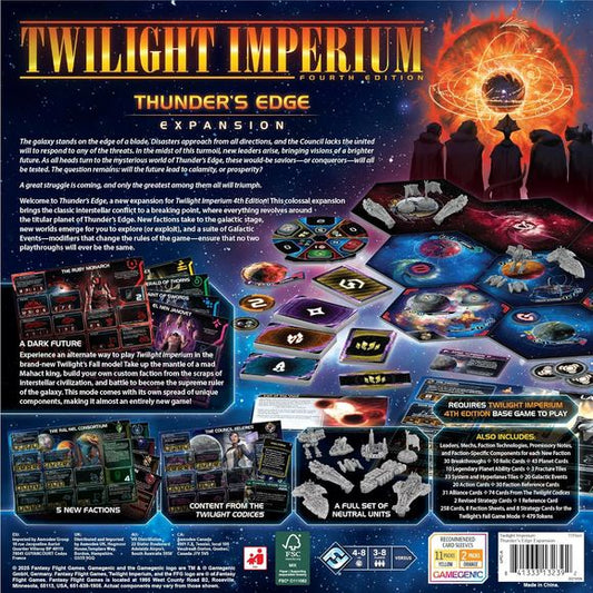 Fantasy Flight Games Twilight Imperium Thunders Edge Board Game Expansion