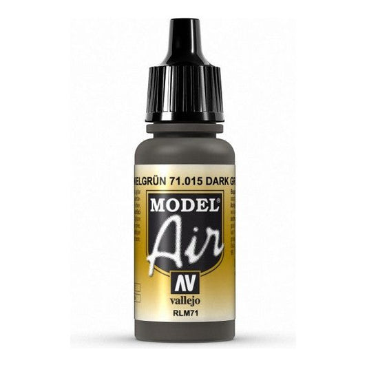 Model Air acrylic colors are developed especially for airbrush techniques, with very finely ground pigments. They contain an acrylic resin with properties of extreme resistance and durability. The adhesion of Model Air to resin models, plastics, steel and white metal is extraordinary.

Model Air colors come in a 17 ml. bottle with dropper.