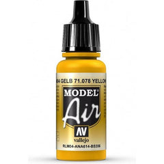 Model Air acrylic colors are developed especially for airbrush techniques, with very finely ground pigments. They contain an acrylic resin with properties of extreme resistance and durability. The adhesion of Model Air to resin models, plastics, steel and white metal is extraordinary.

Model Air colors come in a 17 ml. bottle with dropper.