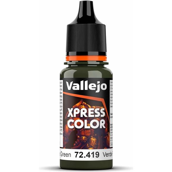 Xpress Color are matte colors, specifically formulated to paint miniatures in a fast and easy way. The main characteristics are its excellent capillarity that allows the color to flow easily over the miniature surface, settling on all the reliefs and more intensely in the crevices of the figure, creating a contrast effect with a single layer of paint.

Comes in 18 ml./0.61 fl. oz. bottle with dropper