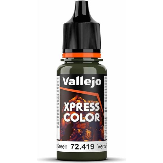 Xpress Color are matte colors, specifically formulated to paint miniatures in a fast and easy way. The main characteristics are its excellent capillarity that allows the color to flow easily over the miniature surface, settling on all the reliefs and more intensely in the crevices of the figure, creating a contrast effect with a single layer of paint.

Comes in 18 ml./0.61 fl. oz. bottle with dropper