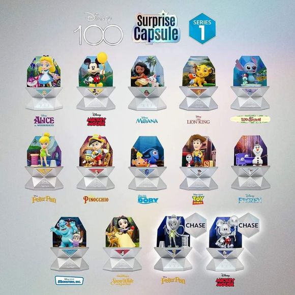 YuMe Disney 100 Surprise Capsule Series 1 - 1 Random | Galactic Toys & Collectibles