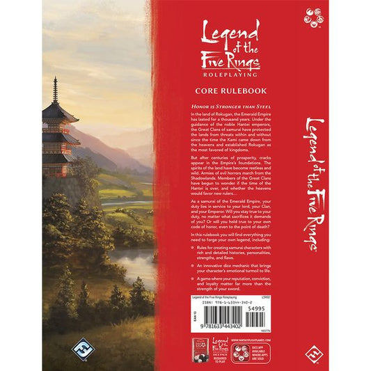Edge Studio: Legend of the Five Rings Core Rulebook - Hardcover Edition