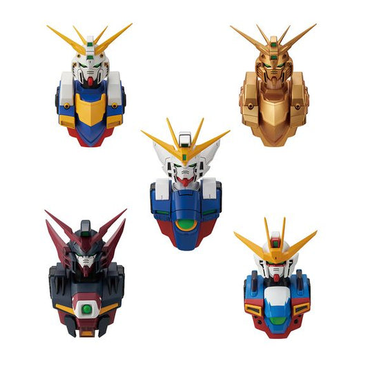 (PRE-ORDER: MAY 2027) Bandai Spirits Gundam Series MS Head Magnet (30th Anniversary) Ichibansho Zakka Blind Box Display of 6