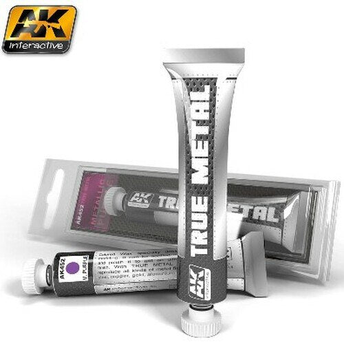 AK Interactive 452 True Metal: Metallic Purple 20ml Tube Acrylic Hobby Paint | Galactic Toys & Collectibles