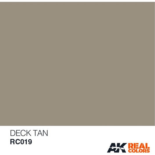 AK Interactive AFV Real Color RC019 Deck Tan 10ml Hobby Paint