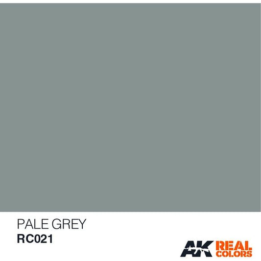 AK Interactive AFV Real Color RC021 Pale Grey 10ml Hobby Paint | Galactic Toys & Collectibles