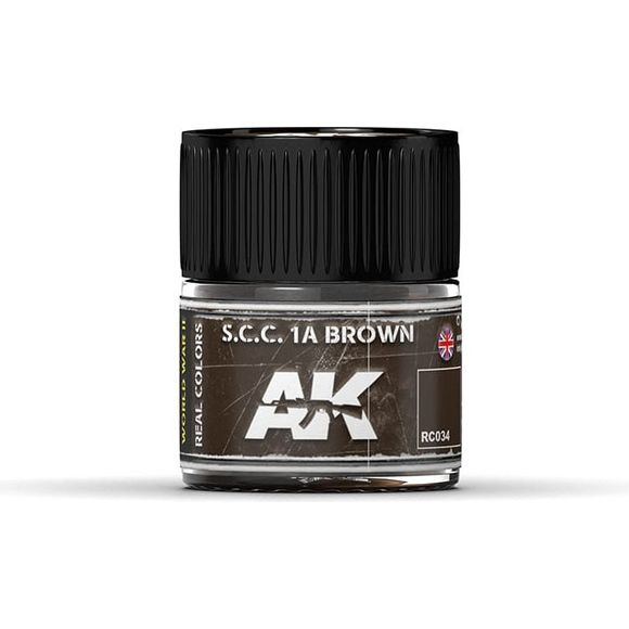 AK Interactive AFV Real Color RC034 S.C.C.1A Brown 10ml Hobby Paint | Galactic Toys & Collectibles