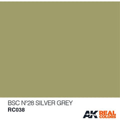 AK Interactive AFV Real Color RC038 Silver Grey 10ml Hobby Paint
