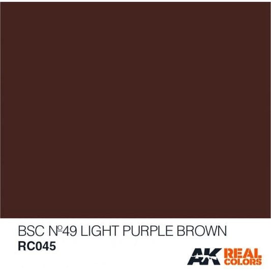 AK Interactive AFV Real Color RC045 Light Purple Brown 10ml Hobby Paint | Galactic Toys & Collectibles