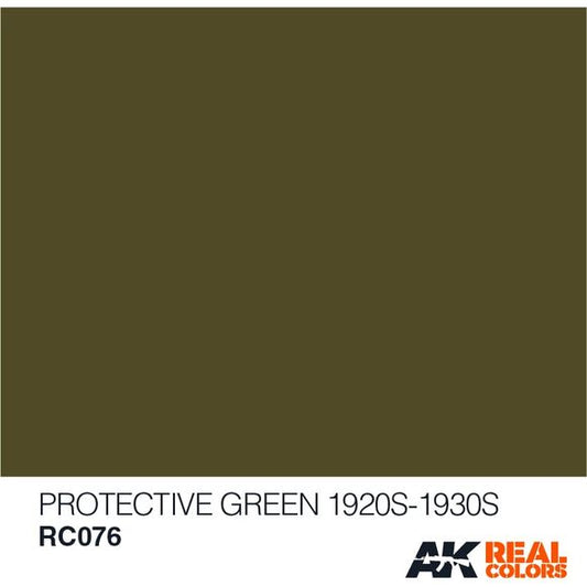AK Interactive AFV Real Color RC076 Protective Green 1920-1930 10ml Hobby Paint | Galactic Toys & Collectibles