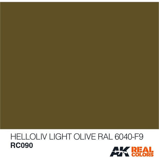 AK Interactive AFV RC090 HelloLiv - Light Olive 10ml Acrylic Hobby Paint