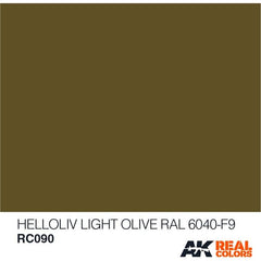 AK Interactive AFV RC090 HelloLiv - Light Olive 10ml Acrylic Hobby Paint | Galactic Toys & Collectibles