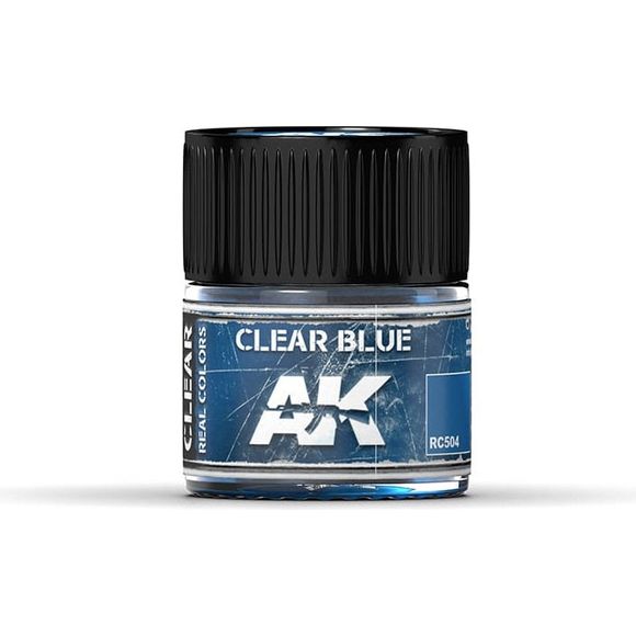 AK Interactive AFV Real Color RC504 Clear Blue 10ml Hobby Paint | Galactic Toys & Collectibles