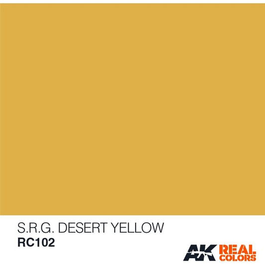 AK Interactive AFV RC102 Syrian Republican Guard Desert Yellow 10ml Acrylic Hobby Paint