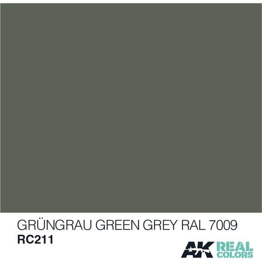 AK Interactive Real Color GrunGrau Green Grey 10ML Acrylic Hobby Paint Bottle | Galactic Toys & Collectibles