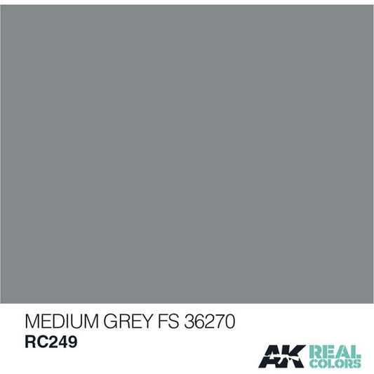 AK Interactive Real Color Medium Grey 10ML Acrylic Hobby Paint Bottle | Galactic Toys & Collectibles