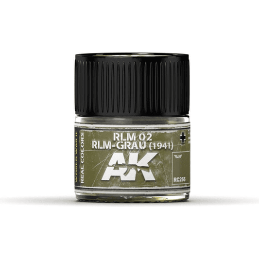 AK Interactive Real Color RLM -Grau (1941) 10ML Acrylic Hobby Paint Bottle | Galactic Toys & Collectibles