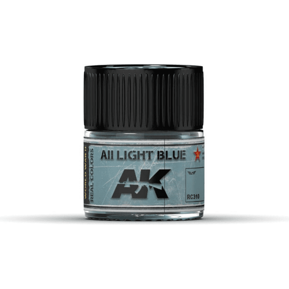 AK interactive Real Color All Light Blue 10ML Acrylic Hobby Paint Bottle | Galactic Toys & Collectibles