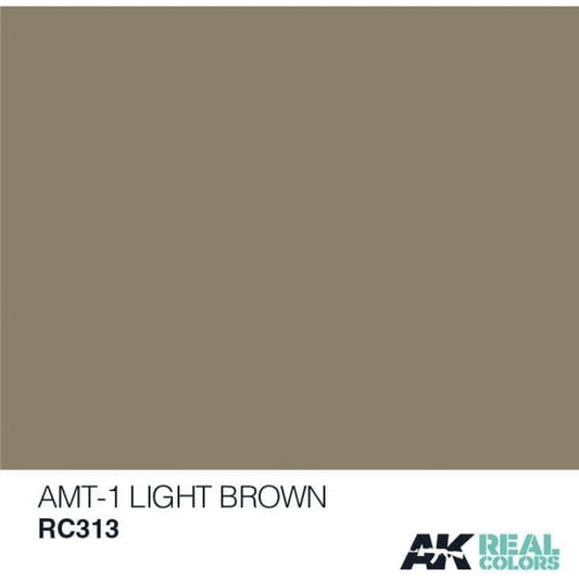AK Interactive Real Color AMT-1 Light Brown 10ML Acrylic Hobby Paint Bottle | Galactic Toys & Collectibles