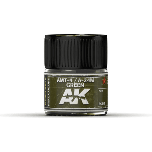 AK Interactive Real Color AMT-4 / A-24M Green 10ML Acrylic Hobby Paint Bottle | Galactic Toys & Collectibles