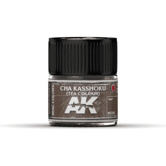 AK Interactive Real Color Cha Kasshoku Tea Color 10ML Acrylic Hobby Paint Bottle | Galactic Toys & Collectibles