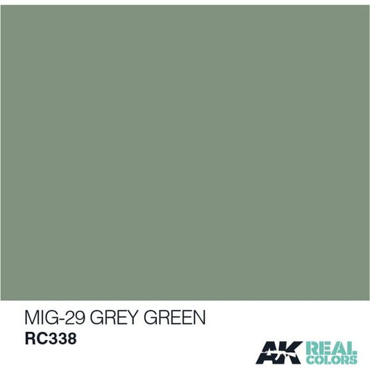 AK Interactive Real Color MIG-29 Grey Green  10ML Acrylic Hobby Paint Bottle