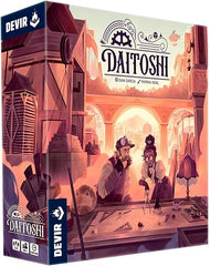 The city of Daitoshi stands proud, surrounded by mountains and forests. But its factories prey upon natural resources around it. Will there be enough time to restore nature before it's too late?
In Daitoshi, you will play the part of a factory magnate, investing in new-steam-powered devices and expanding the city. But you will have to mind the effect of your actions on the area surrounding the city, or risk the wrath of the Yokai!