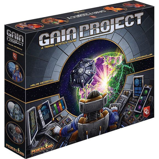 Expand, research, upgrade, and settle the galaxy with one of 14 factions. Gaia Project is a new game in the line of Terra Mystica. As in the original Terra Mystica, 14 different factions live on seven different kinds of planets, and each faction is bound to their own home planets, so to develop and grow, they must terraform neighboring planets into their home environments in competition with the other groups. In addition, Gaia planets can be used by all factions for colonization, and Transdimensional planet