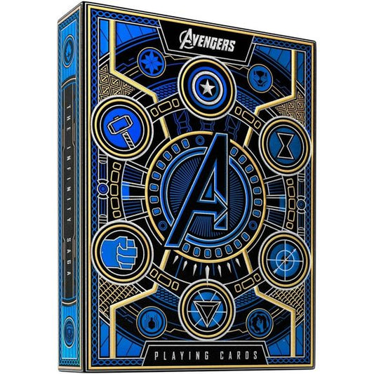 AVENGERS: Infinity Saga playing cards feature completely custom artwork in every aspect of the design, with the Aces, Jokers, box design, and court cards inspired directly by fan-favorite characters quintessential to the Marvel Cinematic Universe. Your favorite characters are brought to life! Thor and Hulk sport their Ragnarok attire, Hawkeye and Ronin share the spotlight (with a special appearance from Ant-Man!), and Iron Man wields his own Nano Gauntlet - alongside Captain Marvel, Black Panther, Spider-Ma