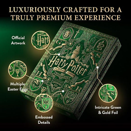 Theory11: Harry Potter Green (Slytherin) Premium Playing Cards