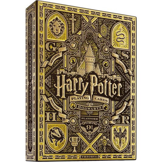 Discover the magic of the Wizarding World with the Harry Potter Playing Cards by theory11. These premium playing cards are perfect for fans of all ages, offering an enchanting way to enjoy your favorite card games while celebrating the iconic Harry Potter series.

Crafted from FSC-certified paper sourced from sustainable forests, these playing cards are not only visually stunning but also environmentally friendly. Each card features completely custom artwork, with designs inspired by beloved characters from
