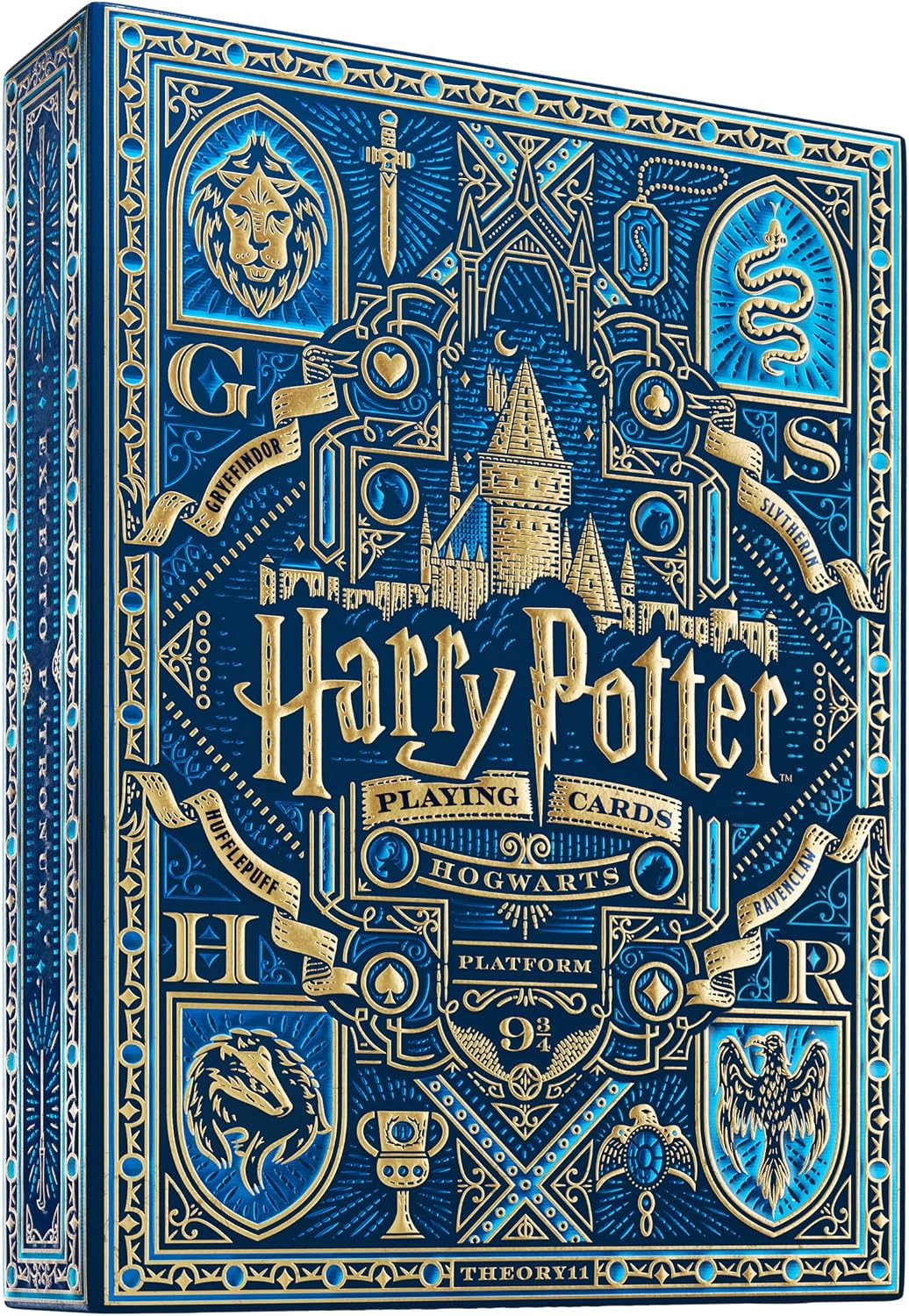 Discover the magic of the Wizarding World with the Harry Potter Playing Cards by theory11. These premium playing cards are perfect for fans of all ages, offering an enchanting way to enjoy your favorite card games while celebrating the iconic Harry Potter series.

Crafted from FSC-certified paper sourced from sustainable forests, these playing cards are not only visually stunning but also environmentally friendly. Each card features completely custom artwork, with designs inspired by beloved characters from