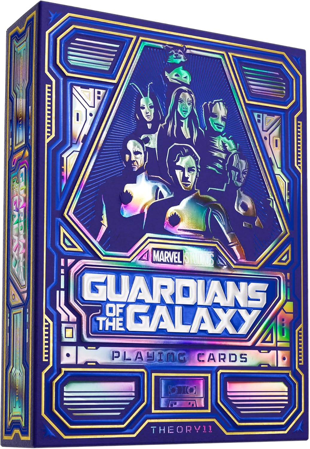TRAVEL THE GALAXY: The outer packaging will take you on a wild journey through the galaxy. The cosmic color-shifting holographic foil takes inspiration from Star-Lord’s stellar flights! The packaging has dramatic embossing and gold foil accents.
I AM GROOT: Since the debut of Marvel Studios' Guardians of the Galaxy in 2014, Star-Lord, Groot, and crew have captivated the hearts of all Marvel fans. Follow their journey through the universe and save the galaxy from Ronan the Accuser, Ego, and the High Evolutio