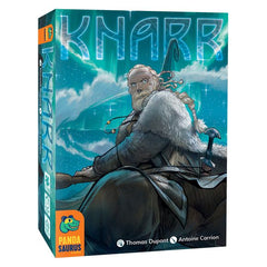 In Knarr, you are the leader of a band of Vikings. Manage the recruitment of your crew and choose the best territories to explore. Depending on the destinations reached (for trading or influence), and the Vikings who accompany you, you can increase your reputation to gain even more wealth.

Each turn, you:
- Place a new member in your Viking crew, activate the effects of all of them with the same color, and get another one from those available under the matching color on the central board, or
- Explore new