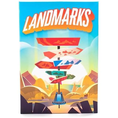 Landmarks is a word game of hidden paths and clever clues. Your party is lost deep in an island jungle, relying on you to guide them to safety...and treasure! In this jungle, every word matters. Use strategic wordplay to send a chain of one-word clues. The connections between them will create a path leading to fortune and glory.