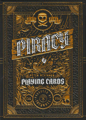 CERCA TROVA: Set sail to a world unchartered and become a dweller of the open seas with Piracy Playing Cards. Secrets and lost treasures wait to be discovered - will you embark on the journey?
FLY THE FLAG: theory11 produces the world’s finest playing cards. Printed using the highest quality card stocks available in combination with luxurious-to-the-touch paper, textured embossing, and impeccably finished with opulent foil and hot stamping techniques - Piracy is the absolute pinnacle of playing card quality
