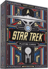 THE STARSHIP ENTERPRISE: Boldly go where no man has gone before, and explore all quadrants of the galaxy with your favorite characters from the iconic original series and the latest films! Available in two color variations - dark and light - you’ll want to beam them up for game night.
LIVE LONG AND PROSPER: Each card in the deck celebrates the legendary characters that have made Star Trek a worldwide, cultural phenomenon - including Captain Kirk, Spock, Hikaru Sulu, and more! If you’re a Trekkie, these prem