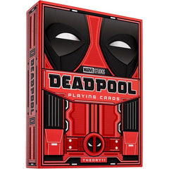 BRING DEADPOOL TO THE CARD TABLE – Shuffle up with a red superhero themed deck packed with attitude, humor, and comic-book energy. Built for poker, blackjack, solitaire, magic practice, cardistry, party games, display, and game nights that need more personality than basic cards.
RED SUIT BOX WITH FOIL DETAIL – The tuck box is designed to echo Deadpool’s iconic red suit, complete with sculpted embossing and silver foil accents that stand out on a desk, shelf, card table, collector display, gift basket, or mo
