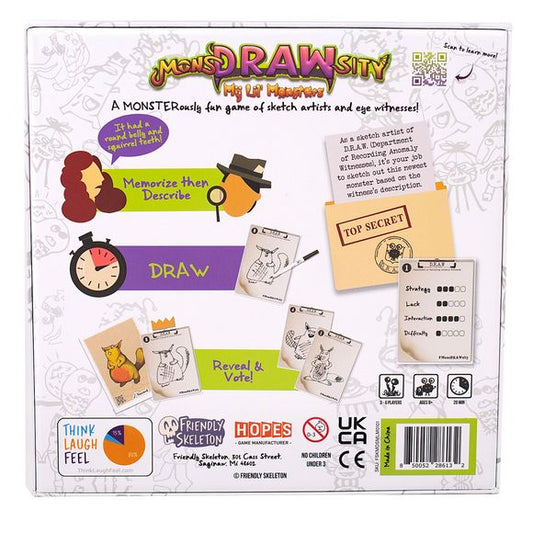 Friendly Skeleton: MonsDRAWsity: My Lil' Monsters