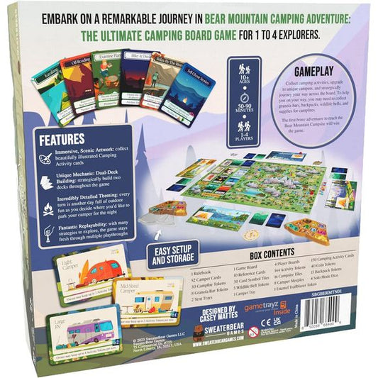 Sweaterbear Games: Bear Mountain Camping Adventure - Family Camping Board Game