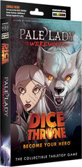 The Pale Lady enters the Mad King’s arena, deceptively delicate yet deadly. Don’t be fooled by her fragile appearance. She corners her foes with cunning before transforming into a savage Werewolf, making every roll a threat in fast-paced battles.

Dice Throne is a fast-playing game of skilled card play and dice manipulation for 2–6 players. Roll your hero’s custom dice up to three times per turn to activate unique abilities, unleash attacks, and outplay opponents. All heroes are fully compatible across the