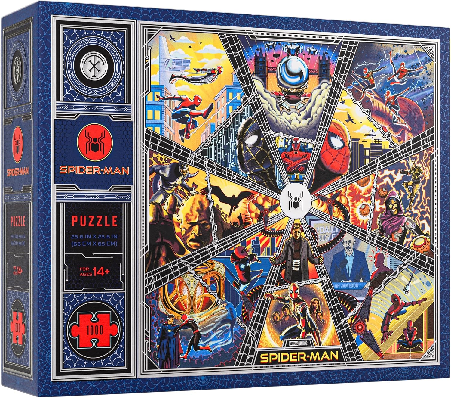 OFFICIALLY LICENSED MARVEL SPIDER-MAN PUZZLE: Swing into the Marvel universe with an authentic Spider-Man jigsaw puzzle created by theory11. Featuring action-packed artwork and premium display-worthy packaging, it is designed for Spider-Man fans, Marvel collectors, and puzzle enthusiasts.
1,000 PIECES OF SPECTACULAR SPIDER-MAN ARTWORK: Assemble a detailed scene inspired by your friendly neighborhood Spider-Man. Each precision-cut piece reveals dynamic characters, iconic imagery, vibrant colors, and hidden d