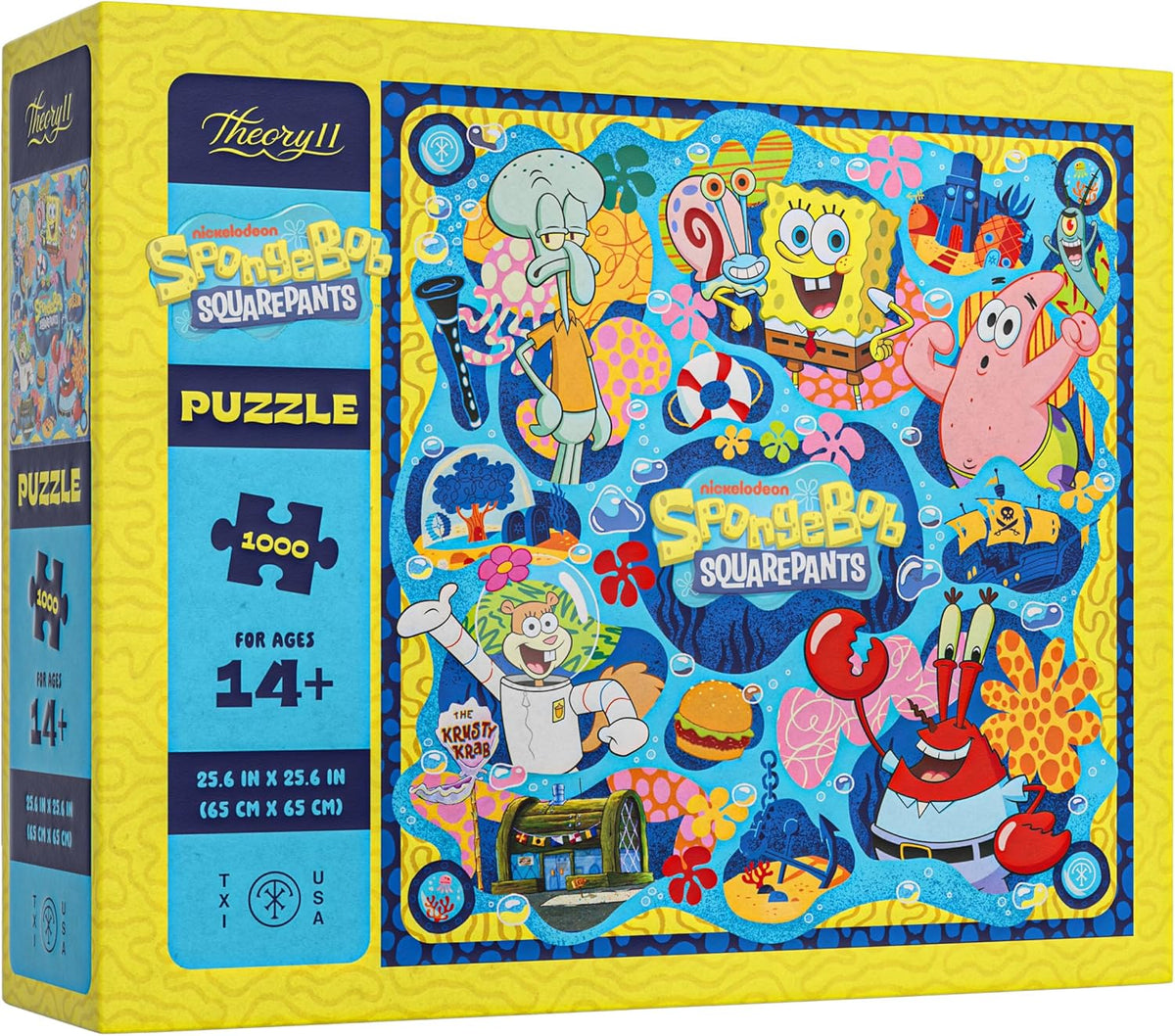 Premium Quality Construction: High quality puzzle featuring precision fit pieces that interlock seamlessly for an enjoyable assembly experience
Age Appropriate Challenge: Puzzle designed for ages 14 and up, providing an intermediate level of difficulty suitable for teens and adults
Officially Licensed SpongeBob Merchandise: Authentic SpongeBob SquarePants collectible featuring officially licensed artwork and designs
Complete 1000 Piece Set: Includes 1000 precision-cut puzzle pieces that create a detailed an