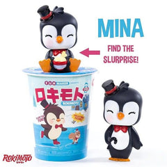 Welcome to the world of Rokimoto! Cups are factory sealed with 1 in 4 chance at slurprise! Each cup contains a 4" figure.
Slurprise is a rare variant to the common figure. Slurprise is the character sitting down with a bowl of ramen. Good luck!